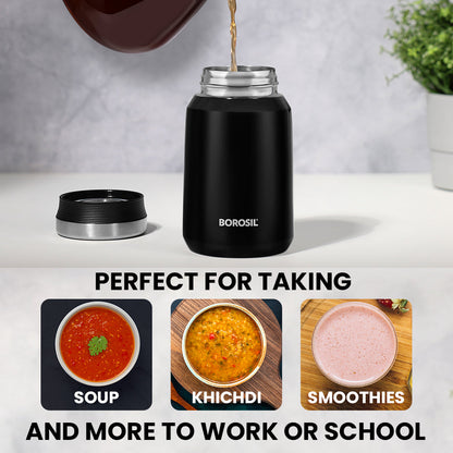 Carry Mate Food Jar, Black, 500ml