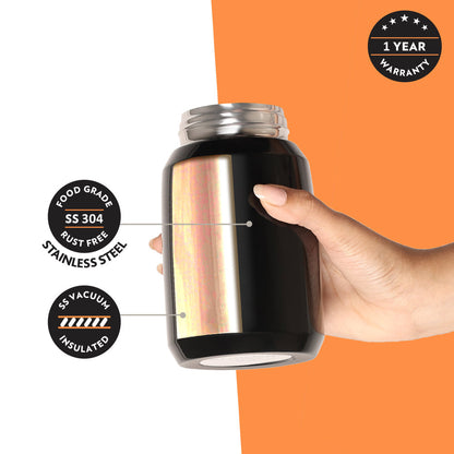 Carry Mate Food Jar, Black, 500ml
