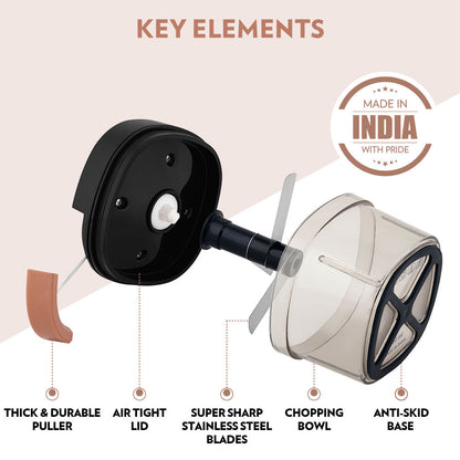 Borosil EazyPull Chopper