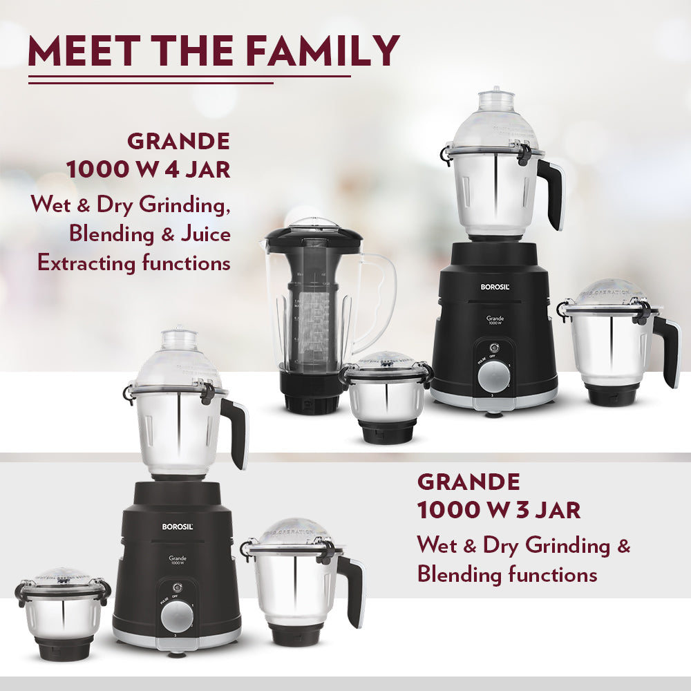 Borosil Grande Mixer Grinder