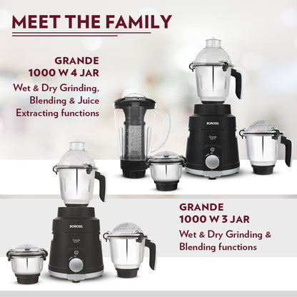 Borosil Grande Mixer Grinder