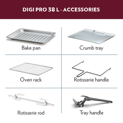 Borosil Digipro 38L Oven Toaster Griller (OTG)