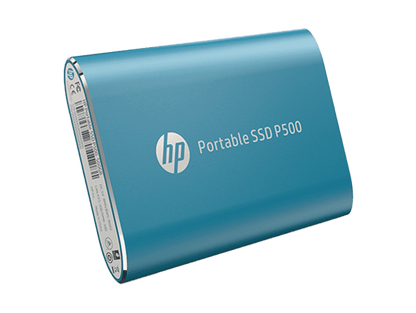 HP Portable SSD P500 USB 3.2 GEN 1 500 GB s NAND Flash (84B41AA) Blue-Portable SSD-HP-computerspace