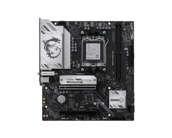 MSI MAG B850M GAMING WIFI AMD AM5 Micro-ATX Motherboard (DDR5, PCIe 5.0)