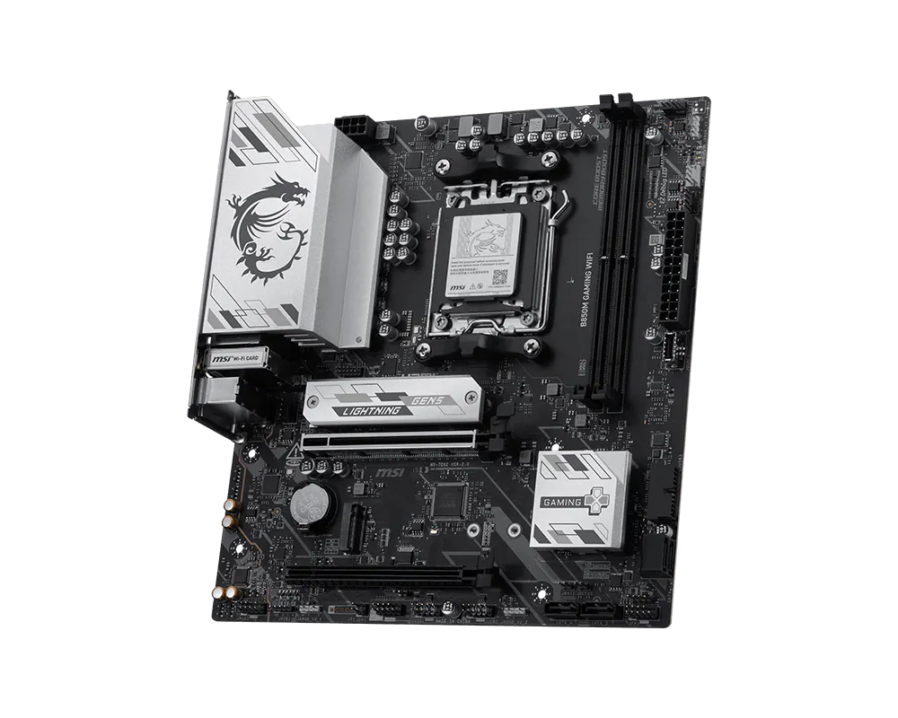 MSI MAG B850M GAMING WIFI AMD AM5 Micro-ATX Motherboard (DDR5, PCIe 5.0)