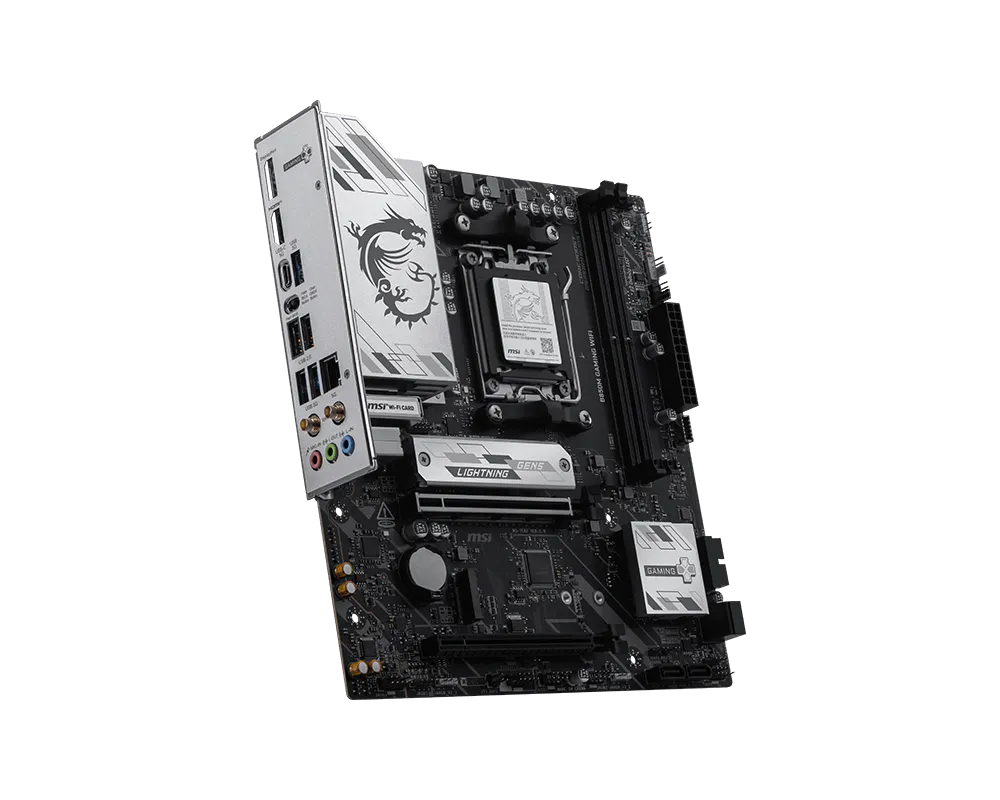 MSI MAG B850M GAMING WIFI AMD AM5 Micro-ATX Motherboard (DDR5, PCIe 5.0)