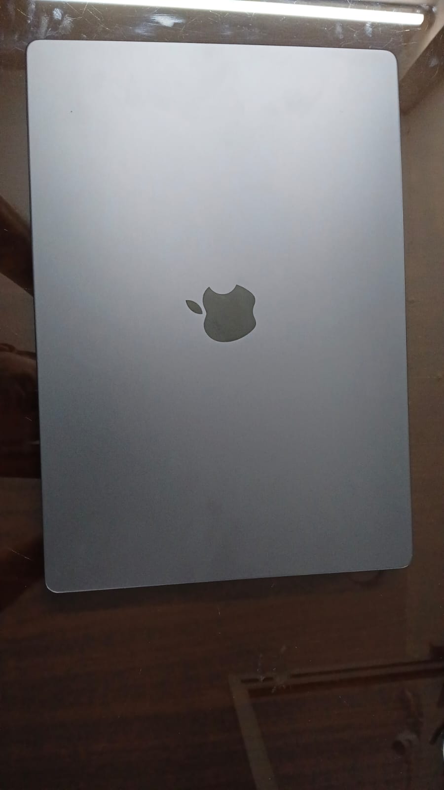 Apple MacBook Pro top cover with Apple logo