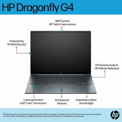 Refurbished HP Dragonfly G4 (7Z481PA) Laptop (Core I7 13Th Gen/32 GB/1 TB SSD/13.5 inch/Windows 11)