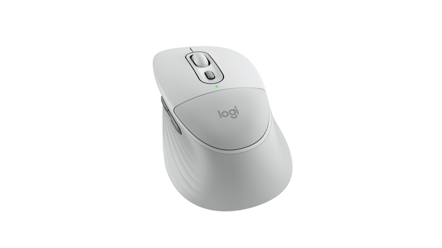 Logitech Signature Comfort Plus M850 L Wireless Bluetooth Mouse – Off-White