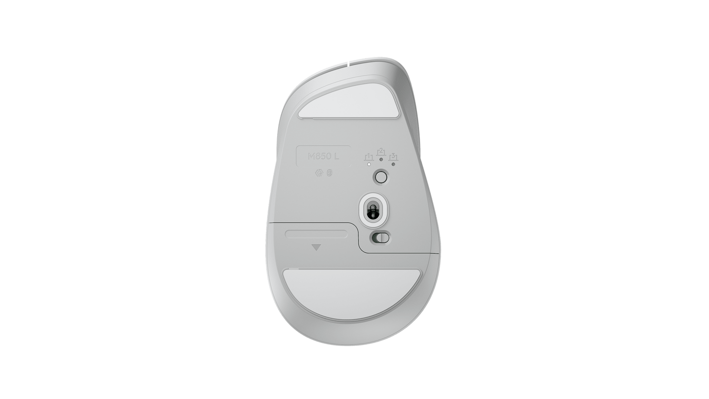 Logitech Signature Comfort Plus M850 L Wireless Bluetooth Mouse – Off-White