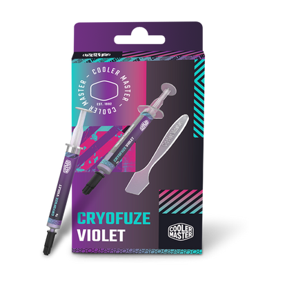 Cooler Master Cryofuze Violet Thermal Paste - for Processor, GPU, Console, Laptop | 12.6 W/m-K Thermal Conductivity | Excellent Performance | Easy to Apply | Non Corrosive