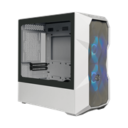 Cooler Master TD300 Mesh Computer Case White 280mm Radiator Support ARGB & PWM Hub Included High Airflow Case 2 x 120mm ARGB Fans Pre-Installed Gaming Case