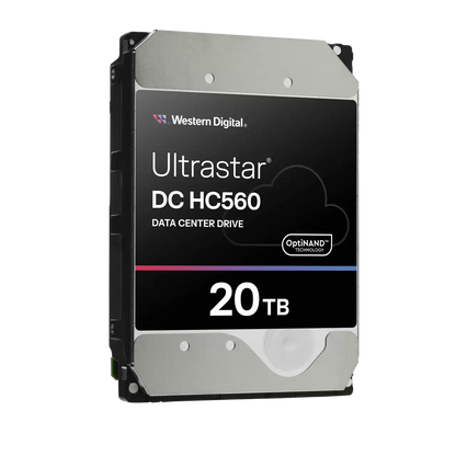 WD Ultrastar DC HC560 20TB SATA 3.5 Inch Hard Drive (HDD)-Hard Drives-WESTERN DIGITAL-computerspace