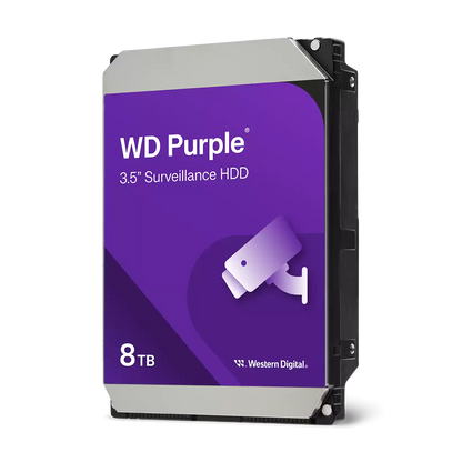 WD Purple 8TB Surveillance Hard Drive | 3.5" SATA HDD for CCTV & NVR