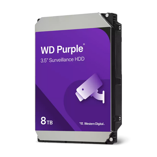 WD Purple 8TB Surveillance Hard Drive | 3.5" SATA HDD for CCTV & NVR