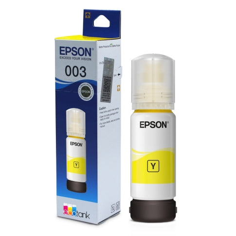 Epson Ink Bottle - 003 - 65 ml Yellow-Cartridge-Epson-computerspace