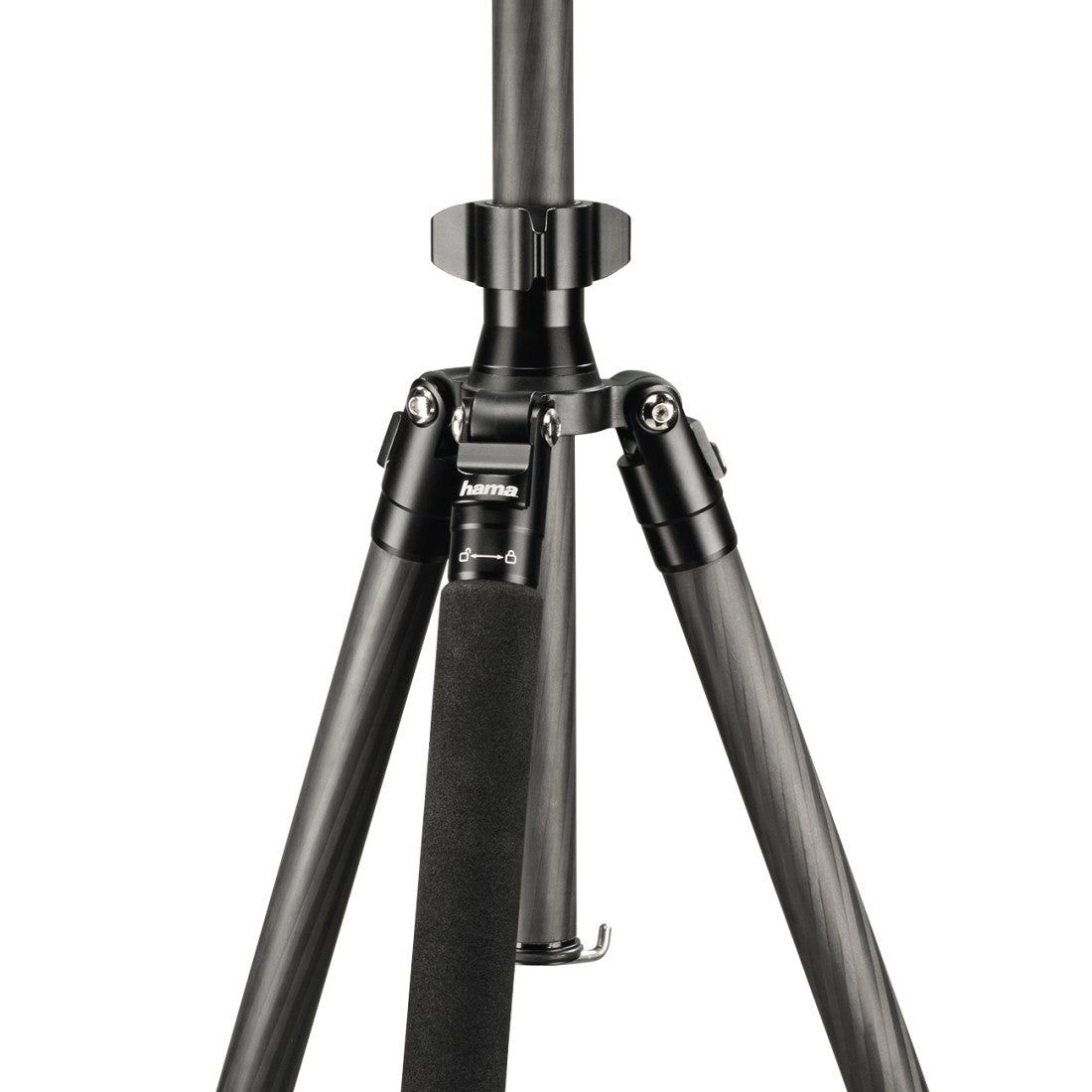 Ramble Duo Carbon Tripod, 160 Ball, with Smartphone Holder-Accessories-HAMA-computerspace