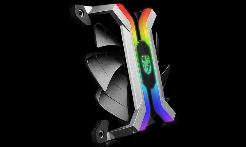 Deepcool MF120 GT(3XFAN) Aluminium frameless smart RGB case Fan set-ACCESSORIES-Deepcool-computerspace