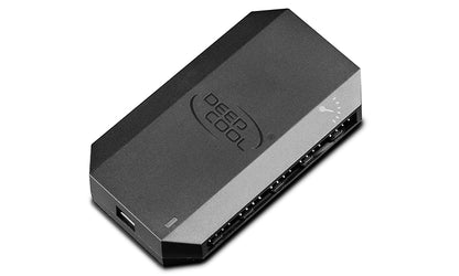 Deepcool FH-10 10 Port Fan Hub Capable of connecting to 10 PC fans simultaneously