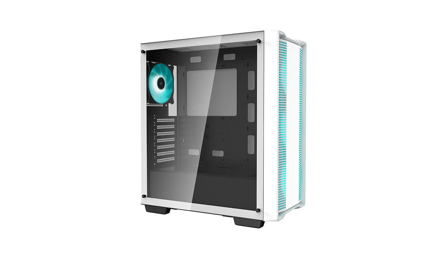 Deepcool CC560 WH Mid Tower four pre-installed LED fans Cabinet-Cabinets-Deepcool-computerspace