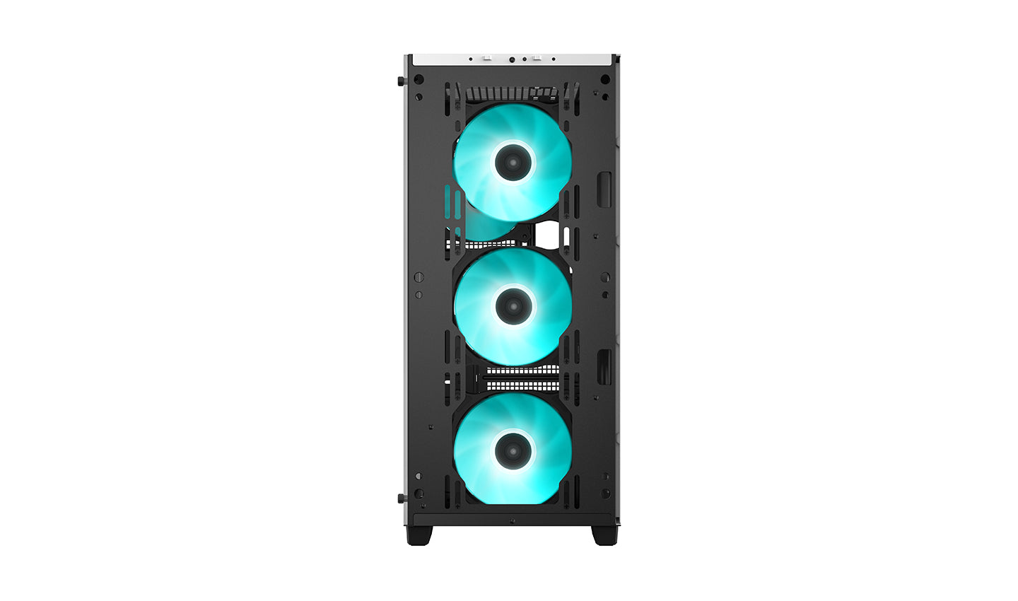 Deepcool CC560 WH Mid Tower four pre-installed LED fans Cabinet-Cabinets-Deepcool-computerspace