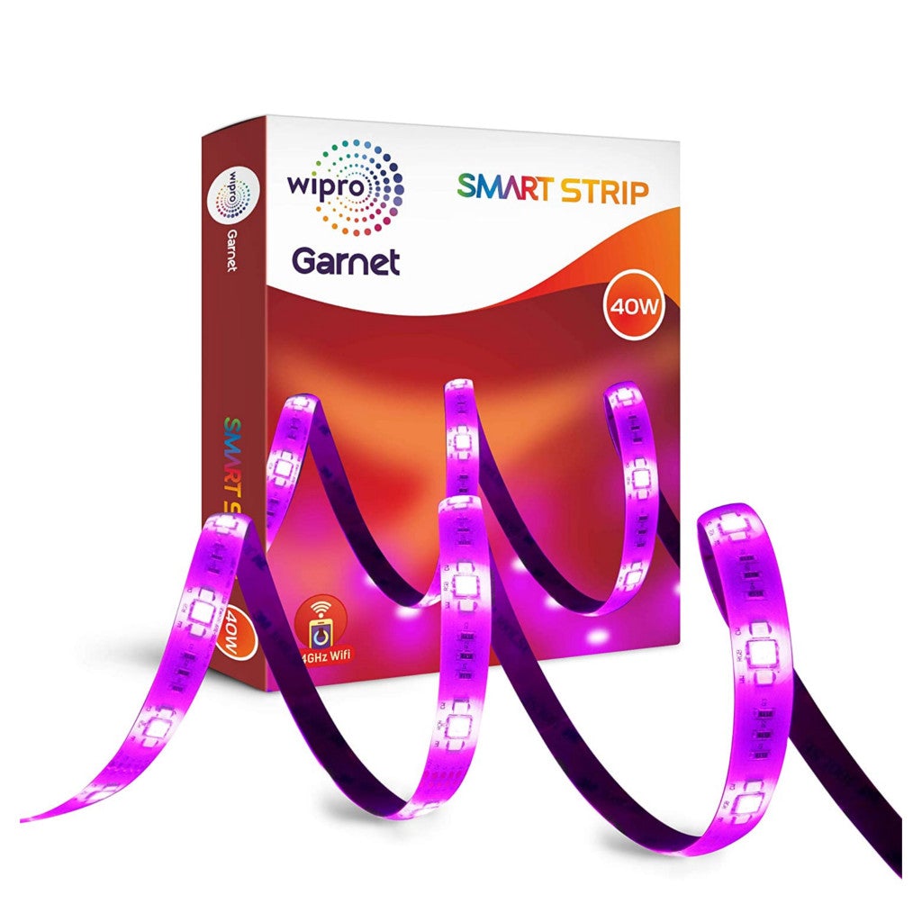 Wipro Garnet Smart 40W WiFi Smart Strip DS45000-Strip Lights-Wipro-computerspace