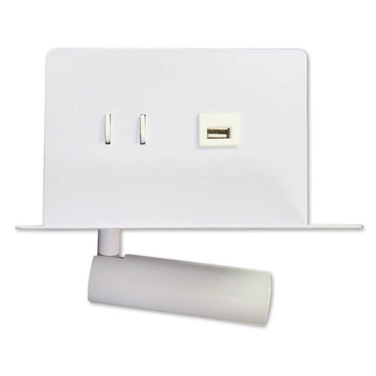 Wipro Garnet 9W Indoor Wall Light with USB-Wall Lights-Wipro-computerspace