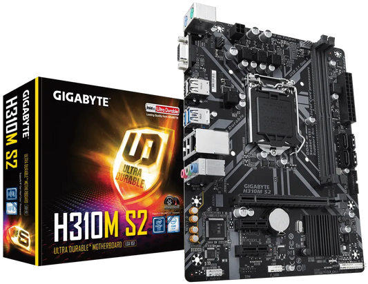 Gigabyte Intel Socket 1151 H310M S2 Motherboard