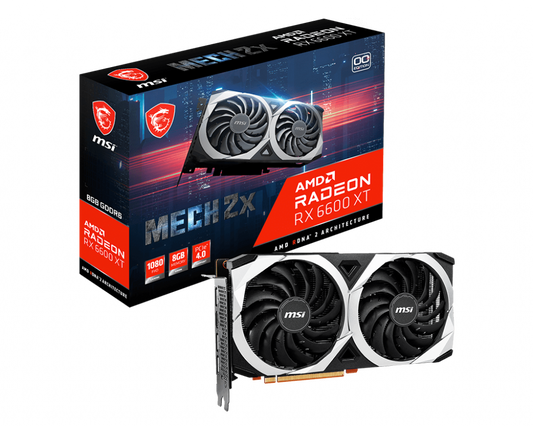MSI RadeonRX 6600 XT MECH 2X 8G OC Graphics Card-GRAPHICS CARD-MSI-computerspace