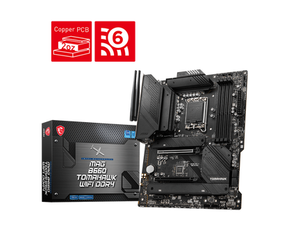 MSI MAG B760 Tomahawk WIFI DDR4 Motherboard-Motherboards-MSI-computerspace