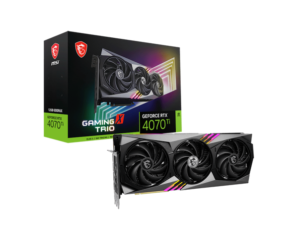 MSI GeForce RTX 4070 Ti GAMING X TRIO 12G Graphics Card
