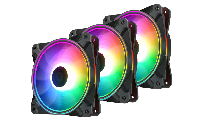 Deepcool lCF120 PLUS( 3XFAN) Overflowing light Case Fan