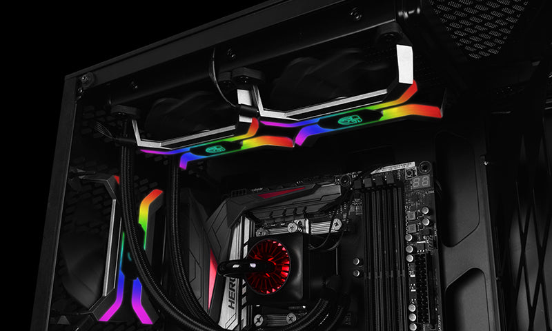 Deepcool MF120 GT(3XFAN) Aluminium frameless smart RGB case Fan set-ACCESSORIES-Deepcool-computerspace