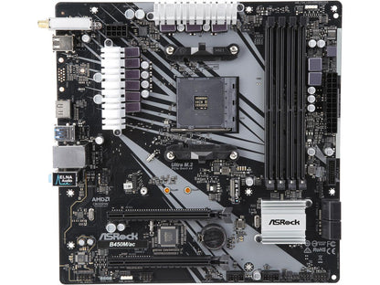 ASRock B450M AC WiFi Motherboard - Main Image