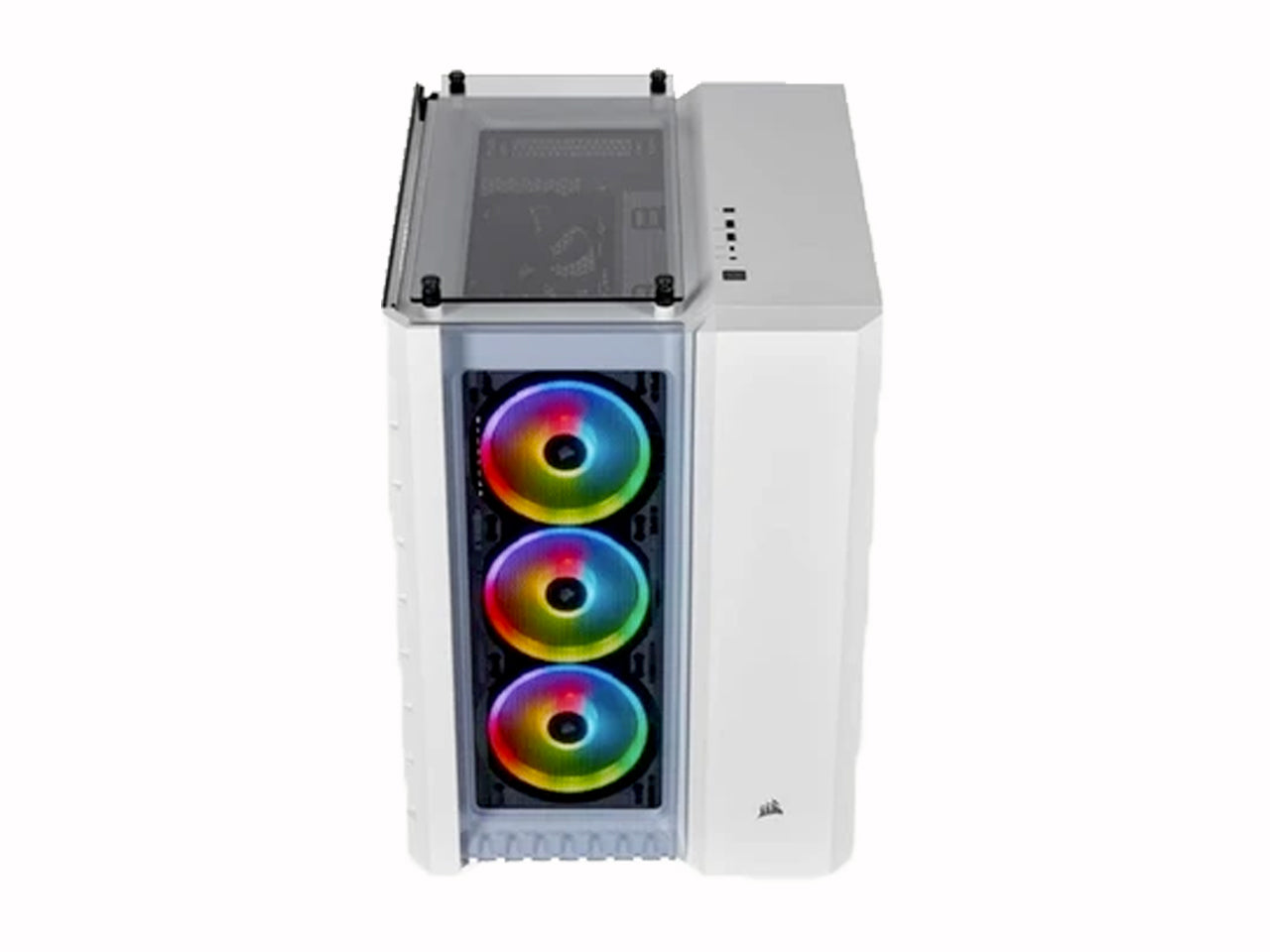 CORSAIR Crystal Series 680X RGB ATX High Airflow Tempered Glass Smart Case White Cabinet