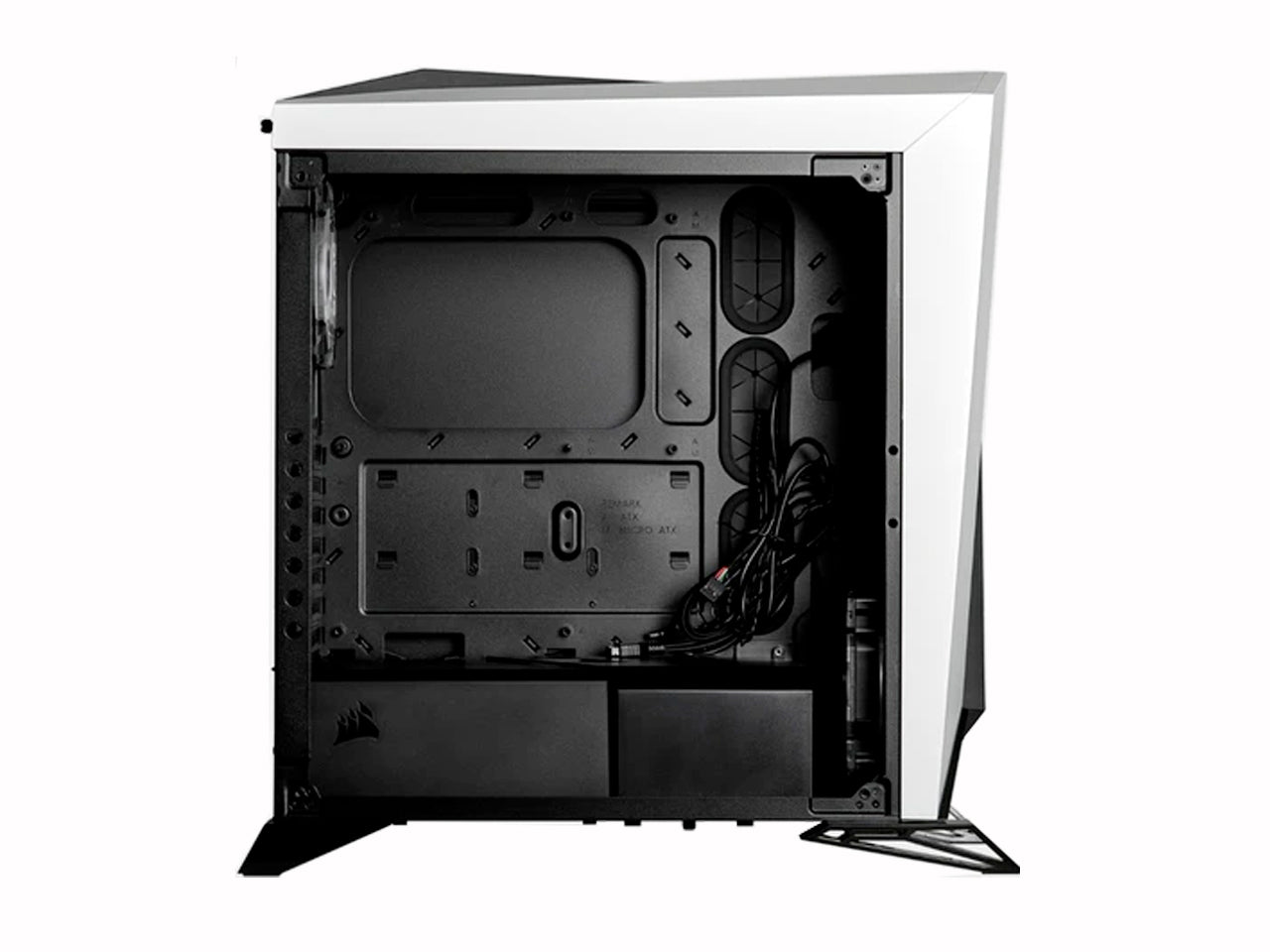 CORSAIR Carbide Spec Omega RGB Tempered Glass White Cabinet