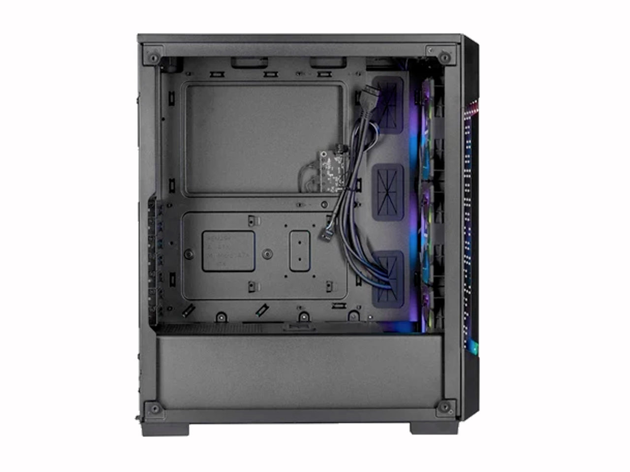 CORSAIR iCUE 220T RGB Airflow Tempered Glass Mid-Tower Smart Black Cabinet
