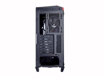 CORSAIR Carbide Tempered Glass Mid-Tower Black/Red Cabinet