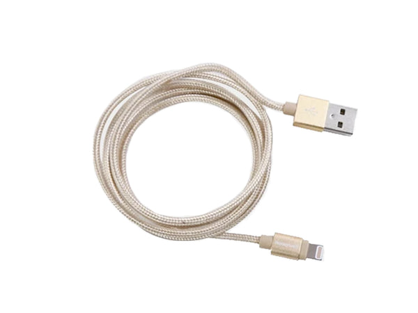 Honeywell Apple Lightning Sync & Charge Cable 1.2 Mtr (Braided) Gold