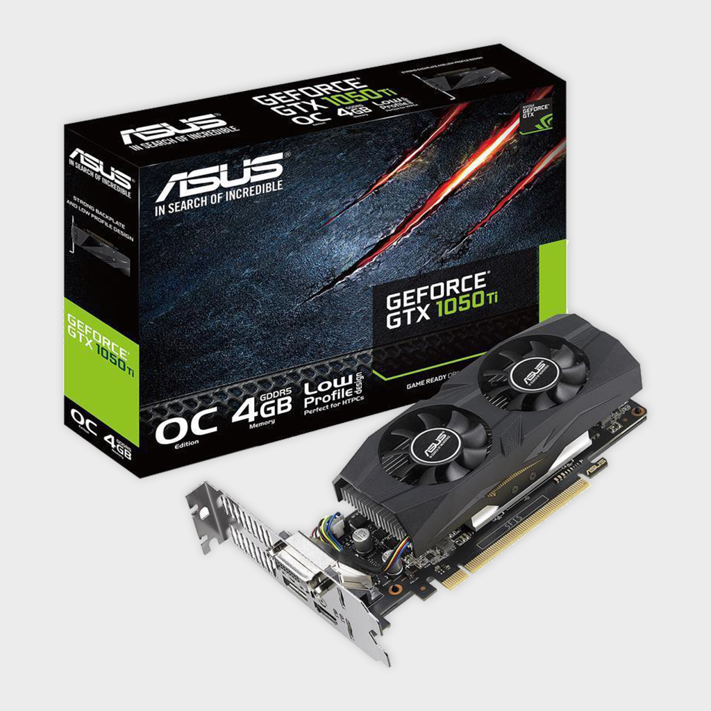 ASUS GeForce® GTX 1050 Ti OC Edition 4GB GDDR5 low profile graphics card