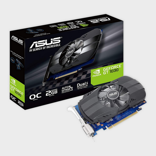 ASUS GeForce GT 1030 2GB Phoenix Fan OC Edition Graphics Card