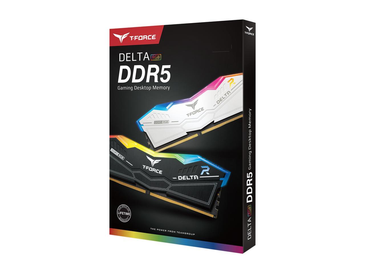 ☆美品☆TEAM T-FORCE DELTA RGB DDR5-6400 16GB×2枚組