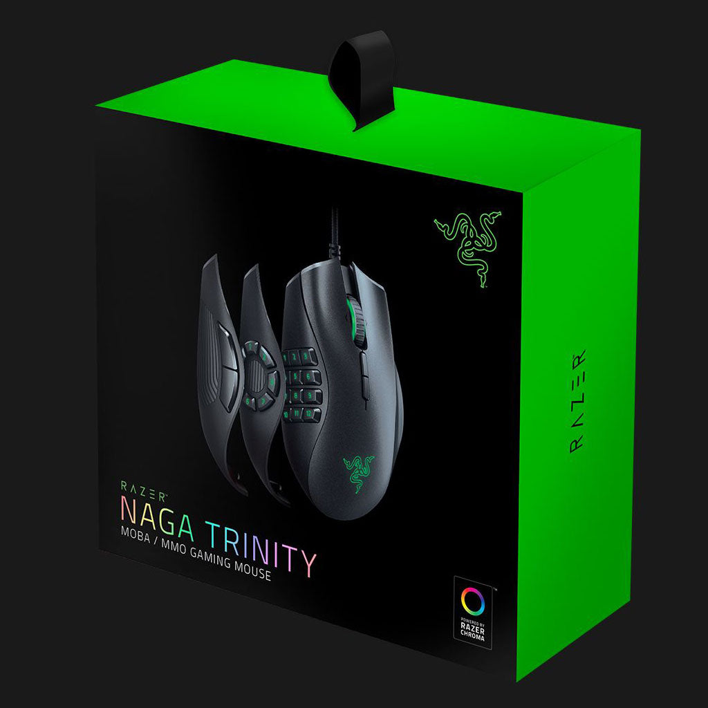 Razer Naga Trinity Multi-color Wired MMO Gaming Mouse