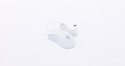 Razer DeathAdder Essential White Edition 6400 DPI Ergonomic Wired Gaming Mouse RZ01-03850200-R3M1