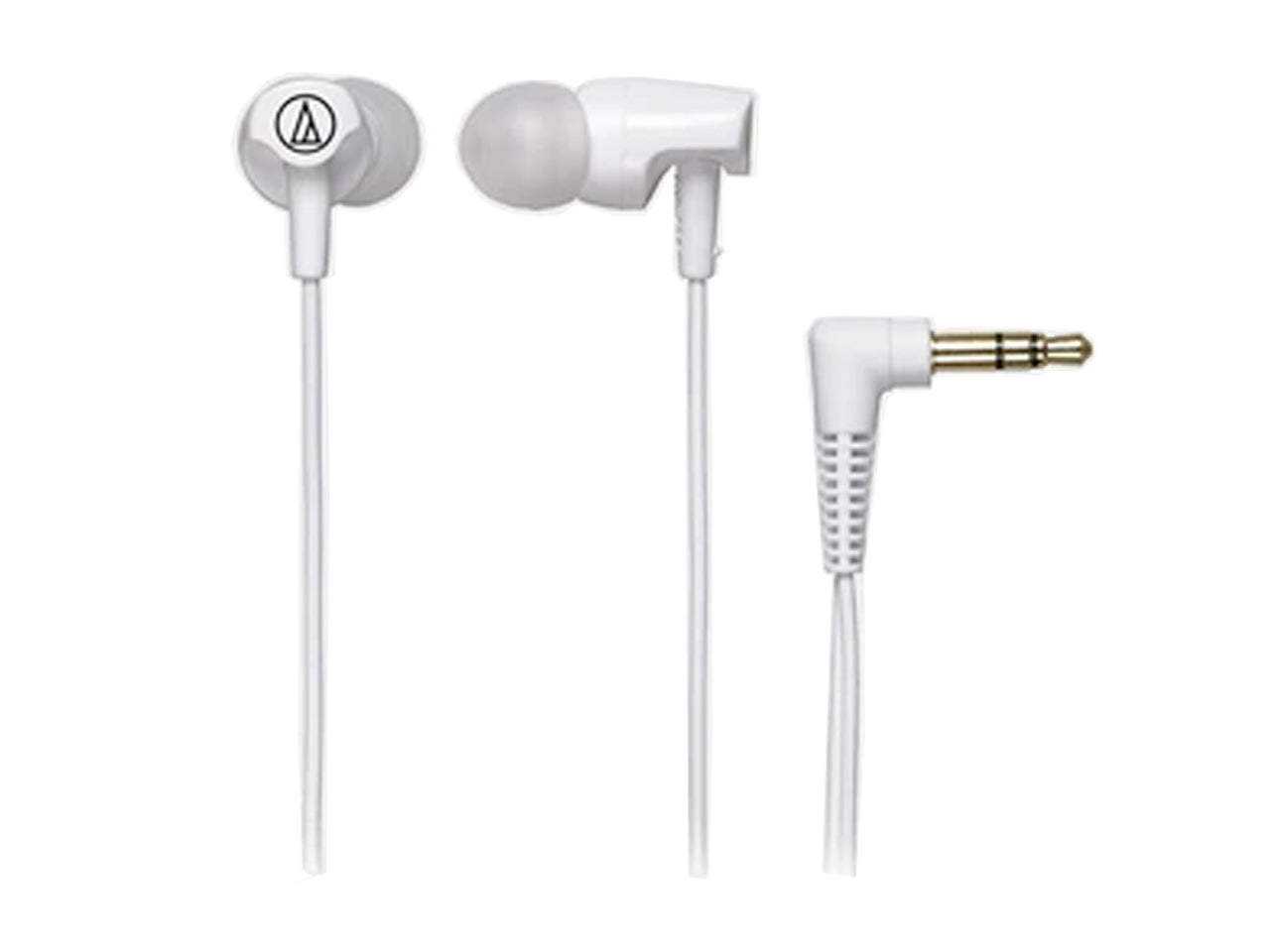 AUDIO-TECHNICA IN-EAR HEADPHONE WITH CORD WRAP (White)
