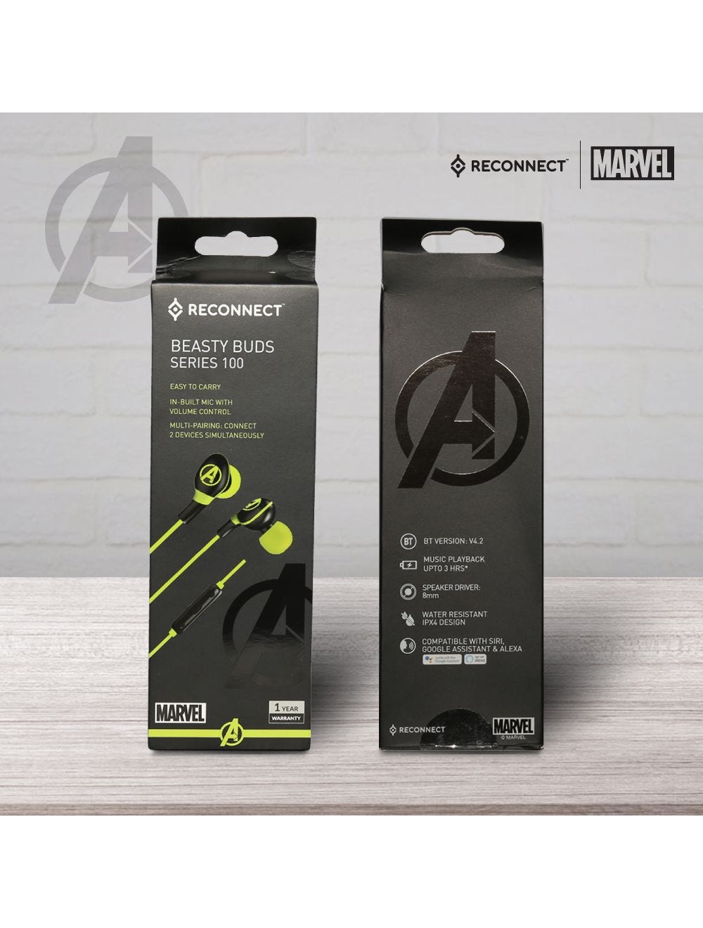 Marvel Avengers Wireless Earphone By Reconnect DBTE101 AV