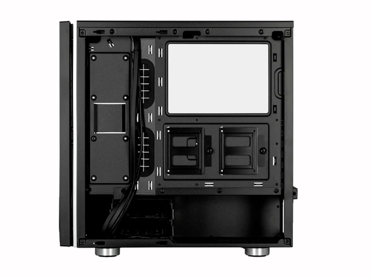 CORSAIR Carbide Spec-06 RGB Tempered Glass Black Cabinet