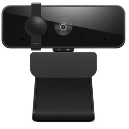 Lenovo FHD Webcam with Full Stereo Dual Built-in mics | FHD 1080P 2.1 Megapixel Digital CMOS Camera |Wide 95 Lens| 360 Rotation | Flexible Mount (4XC1B34802), Black-Webcams-lenovo-computerspace