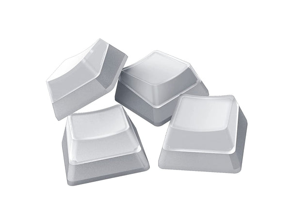 Razer Phantom Keycap Upgrade Set Unique Stealth Design Translucent Sides Bottom Lasered Legends Keycap Removal Tools & Stablizers Universal Compatiability White RC21-01740200-R3M1