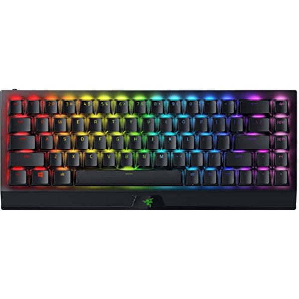 Razer BlackWidow V3 Mini HyperSpeed - Phantom Edition - Yellow Switch - US Wireless 65% Mechanical Gaming Keyboard with Razer Chroma RGB - RZ03-03891900-R3M1